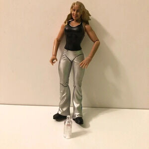 2001 WWF Trish Stratus Jakks Pacific  Wrestling WWE Action Figure Titan Tron